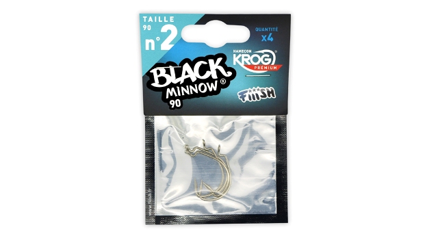 Fiiish Black Minnow 090 Krog Hooks mis. N°2 pz. 4